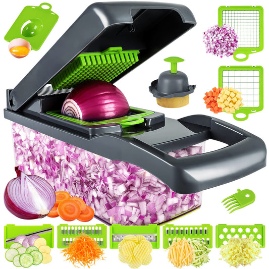Hot sale 🔥Sale 49% OFF-Multifunctional 13 in 1 Vegetable Chopper-Cash on Delivery-3-5 days delivery